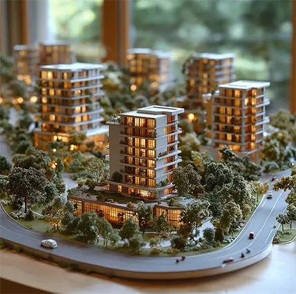 Coastal Resort architectural model